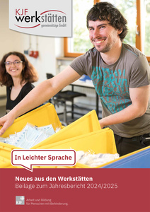 Link zur Beilage zum Jahresbericht 2024/2025 in Leichter Sprache