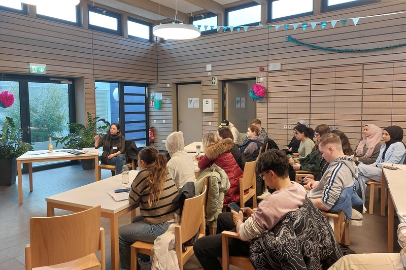 Die Auszubildenden des Berufsbildungszentrum Erbendorf zu Gast in der Werkstätte