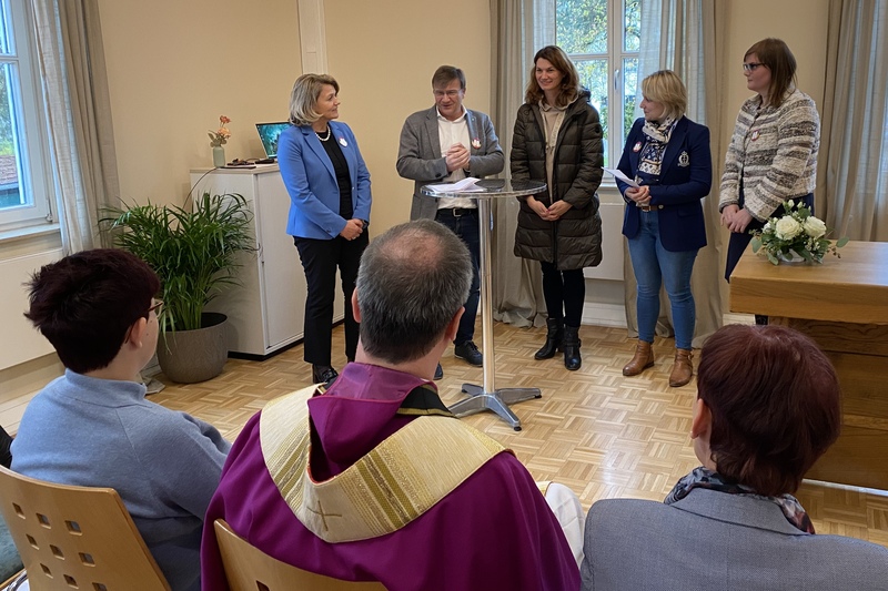 Die Ehrengäste verdeutlichten in einer Diskussionsrunde, wie gelungen das neue Konzept des Hermannsberg ist.