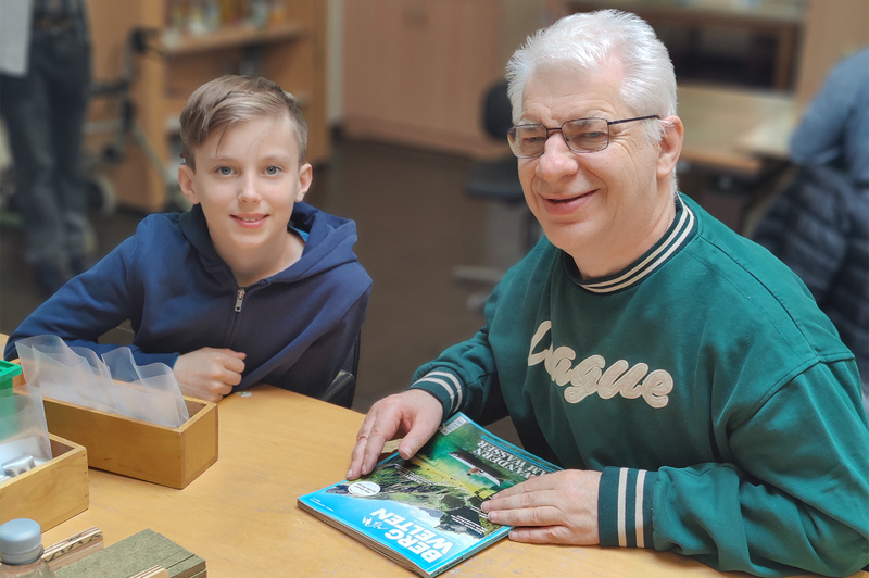 Der Kontakt zu Mitarbeitenden mit Behinderung war ein wichtiger Teil der Arbeit.